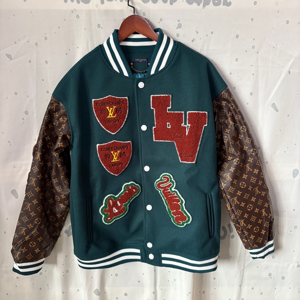 Louis Vuitton Monogram Patchwork Terry Cloth Base… - image 1